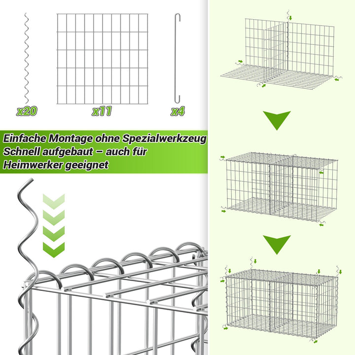 Gabions Gabion baskets Metal Galvanized Gabion fence | Kalsten