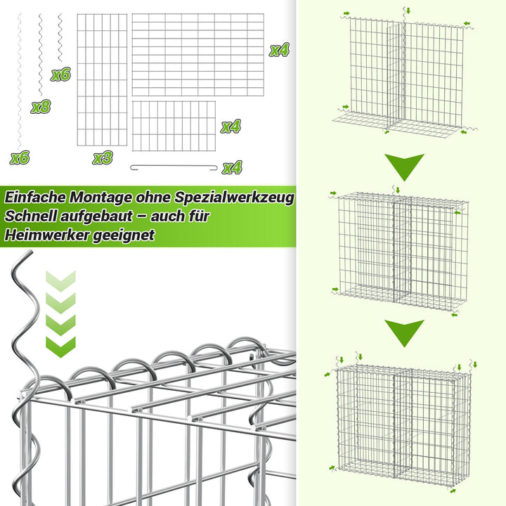 Gabions Gabion baskets Metal Galvanized Gabion fence | Kalsten