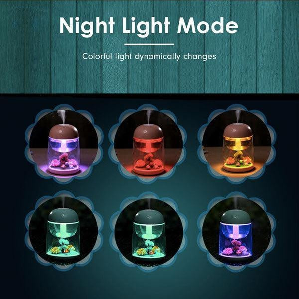 Garden Bunny Mushroom Humidifier Night Light | Kalsten