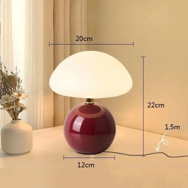 Blush Cloud Ceramic LED Table Lamp | Kalsten