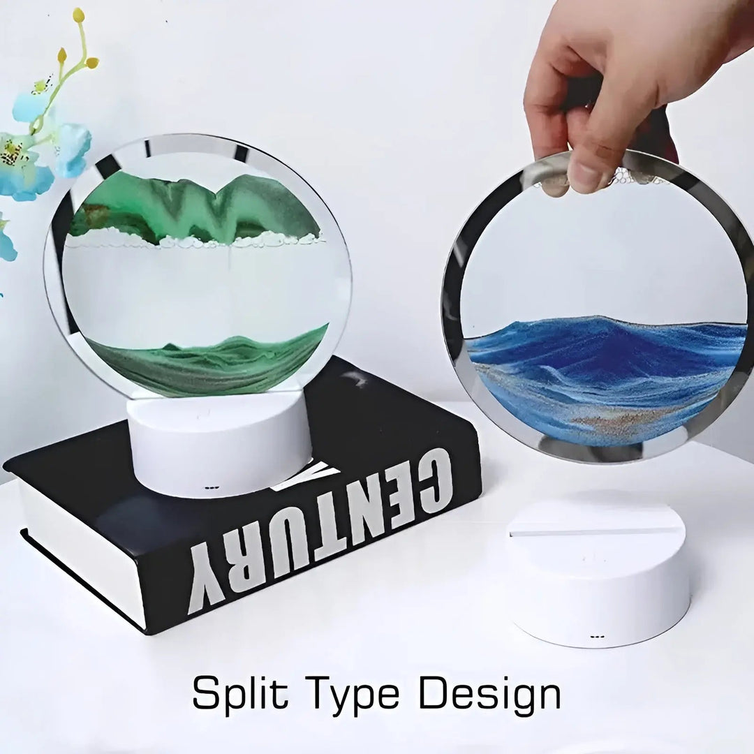 Enchanting Quicksand Art Lamp – Magical Animation Lighting for Any Interior Noxord