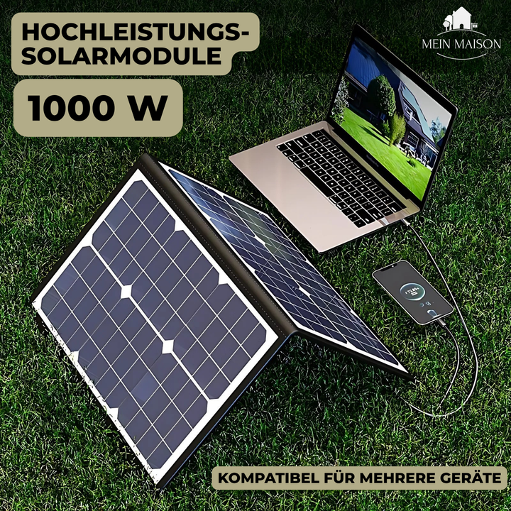PowerFlex 1000W Foldable Solar Panel – Portable Solar Power for Camping and Outdoor | Kalsten