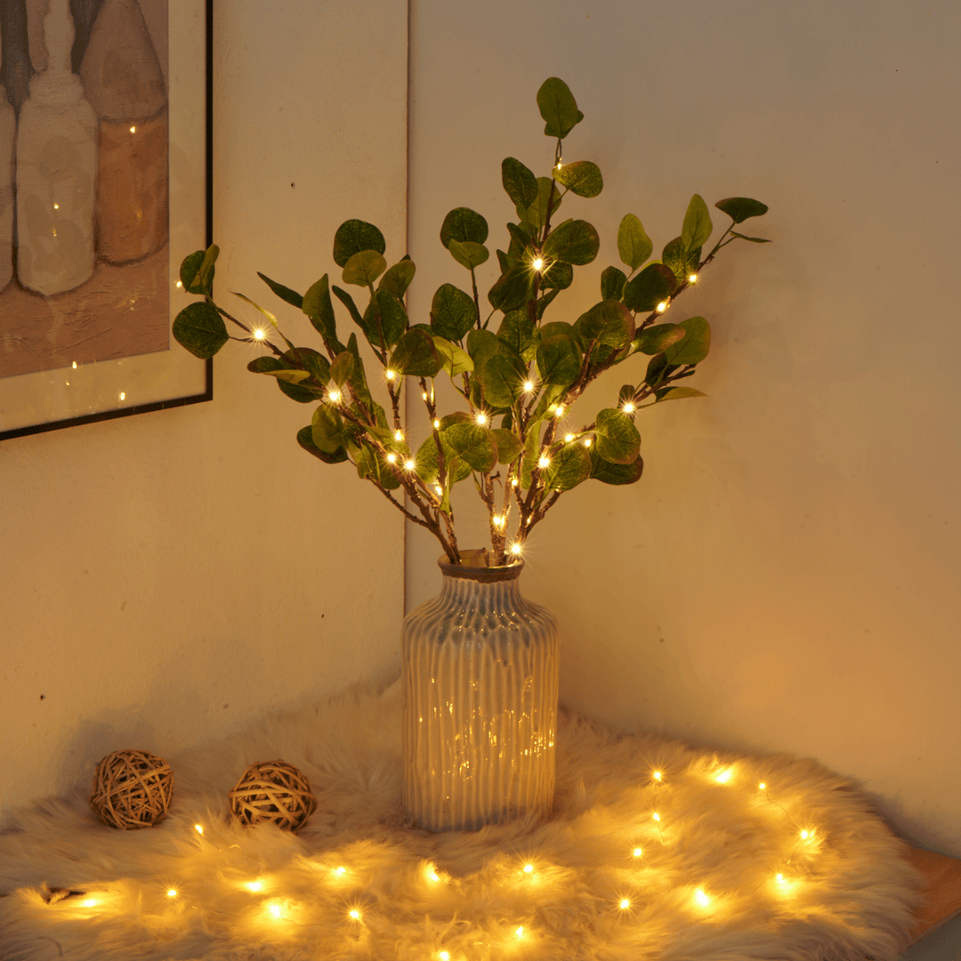 LumiVista Magical Olive Branch Light String - 70 cm Elegance Noxord