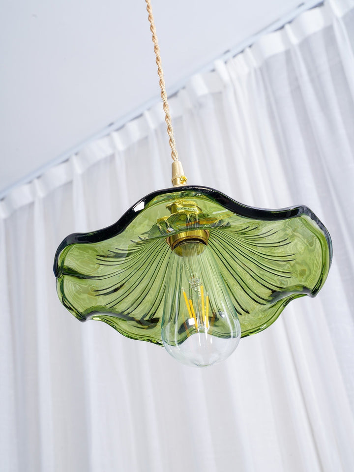 Glass Hibiscus Flower Droplight Pendant Light | Kalsten