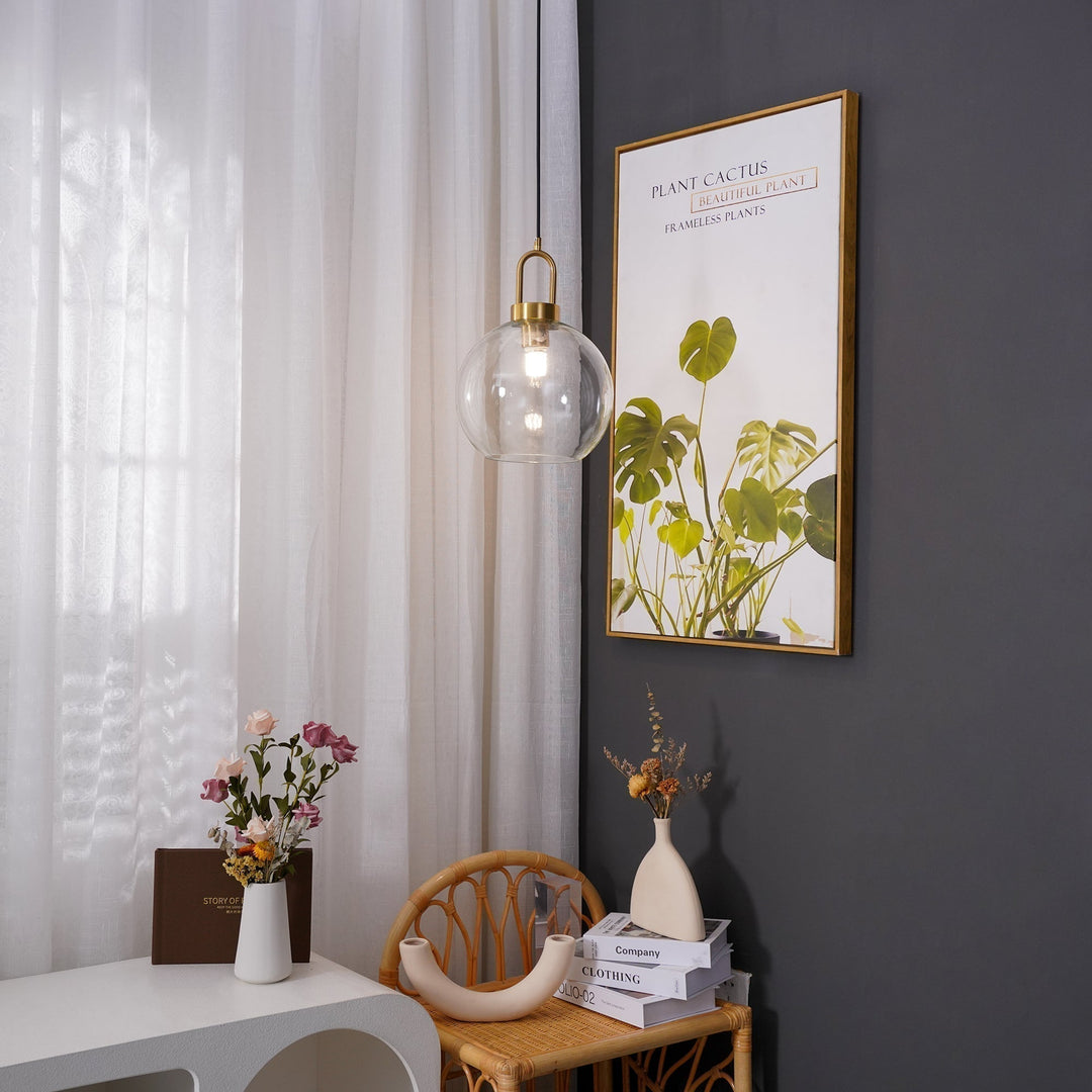 Glass Houselight Pendant Swag Light | Kalsten