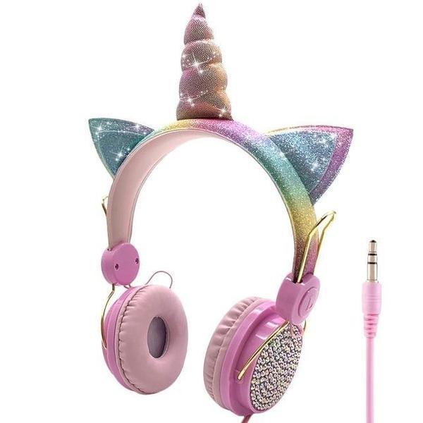 Glittery Unicorn Headphones | Kalsten