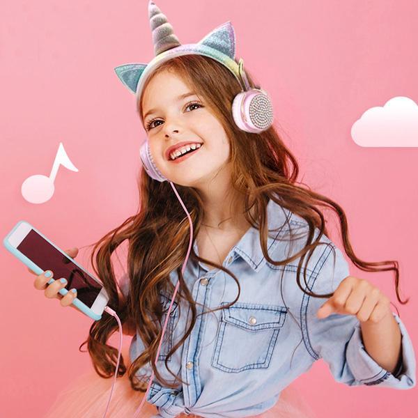 Glittery Unicorn Headphones | Kalsten