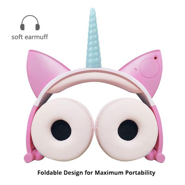 Glittery Unicorn Headphones | Kalsten