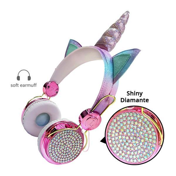 Glittery Unicorn Headphones | Kalsten