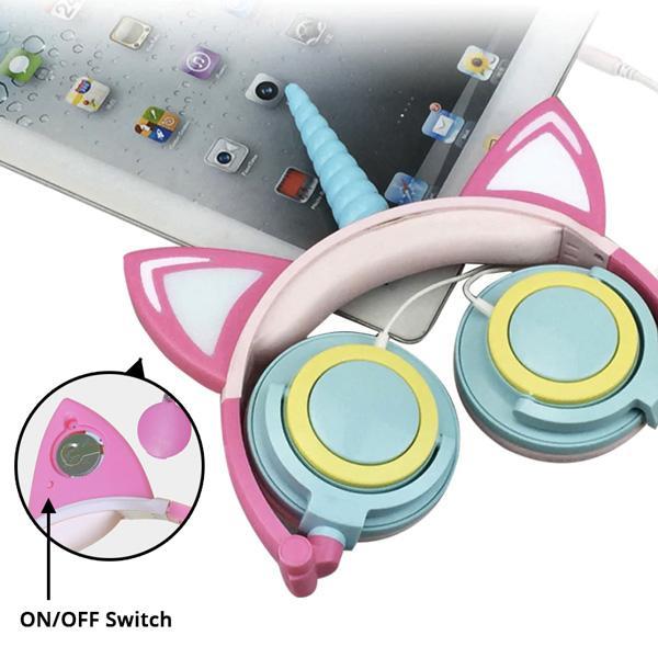 Glittery Unicorn Headphones | Kalsten