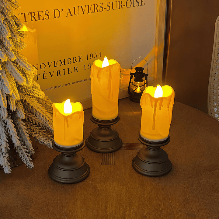 Kalsten | Flameless Decorative Candles with Realistic Flicker Effect
