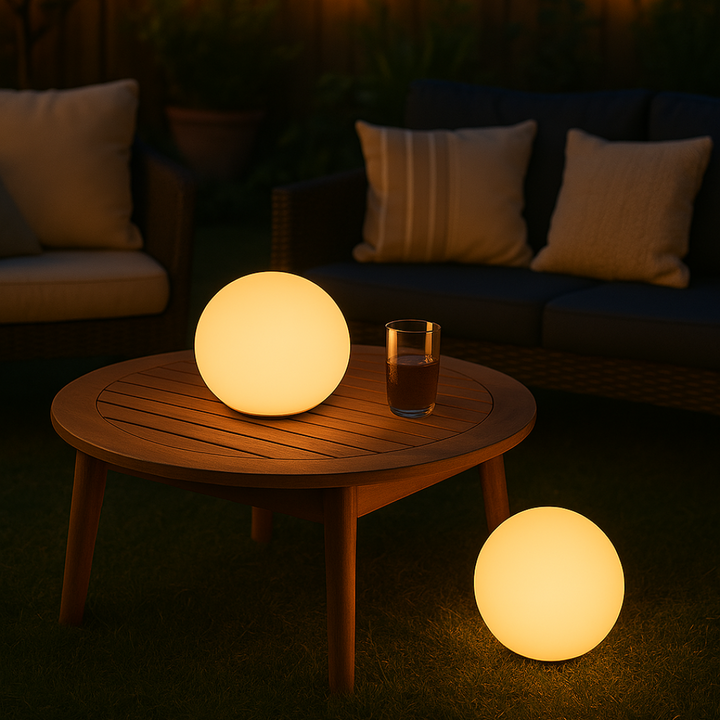 GlowOrb – Wireless LED Colour-Changing Table Lamp with Remote & USB Rechargeable | Kalsten