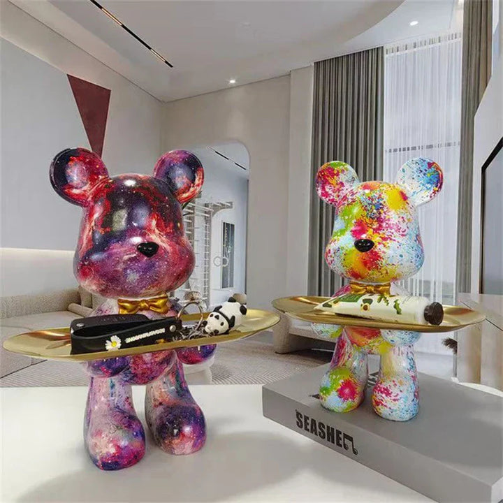 Kalsten | Graffiti Bear Figure Key Storage
