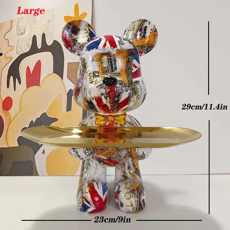 Kalsten | Graffiti Bear Figure Key Storage
