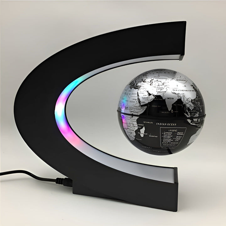 GravityGlow Light - Magnetic levitating globe world map LED ball light | Kalsten