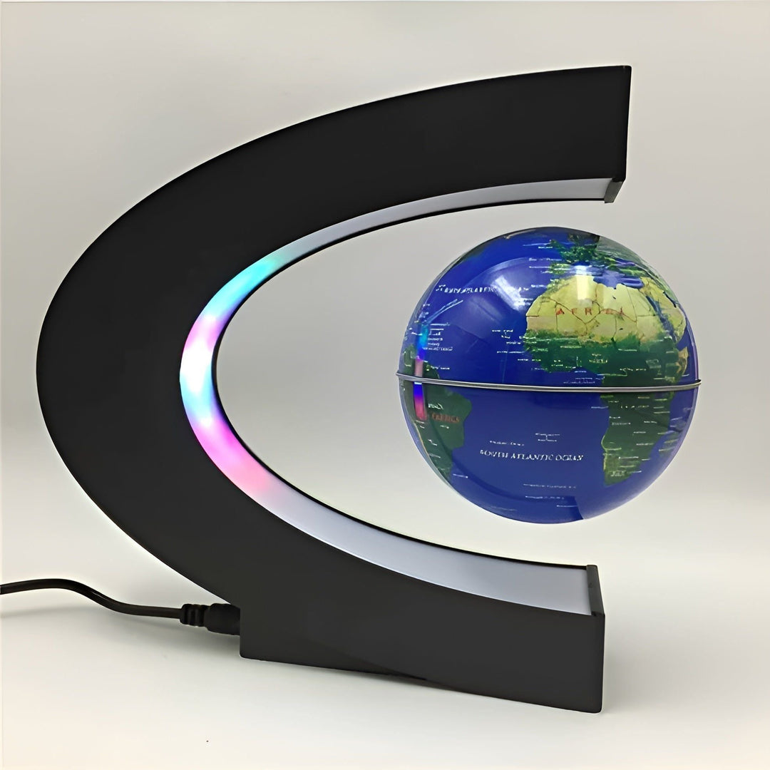 GravityGlow Light - Magnetic levitating globe world map LED ball light | Kalsten