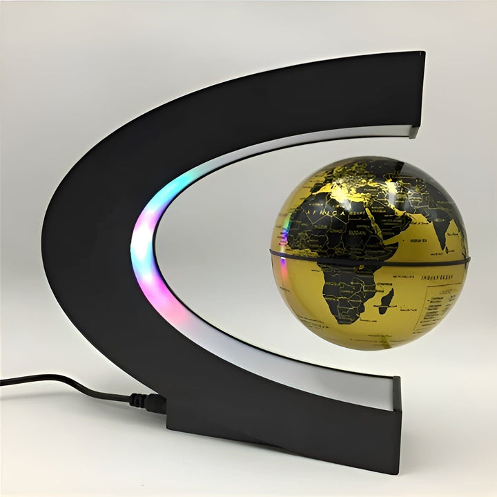 GravityGlow Light - Magnetic levitating globe world map LED ball light | Kalsten