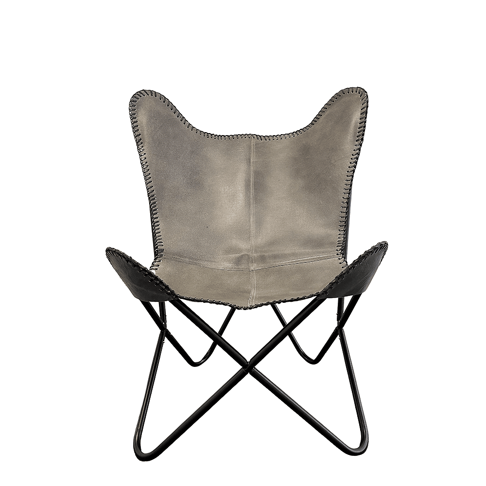 Bat chair made of real leather (available in different colors) | Kalsten