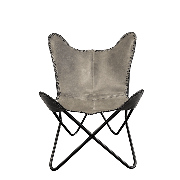 Bat chair made of real leather (available in different colors) | Kalsten