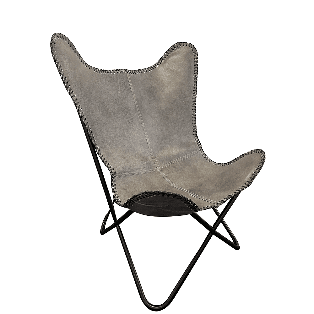 Bat chair made of real leather (available in different colors) | Kalsten