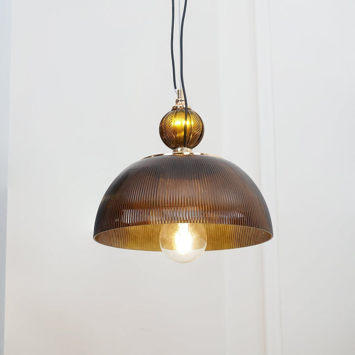 Green Glass Bowl Drop light Pendant Lamp | Kalsten