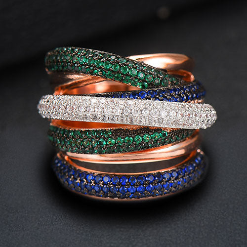 Noxord | Monaco Design Luxury Statement Stackable Ring For Women