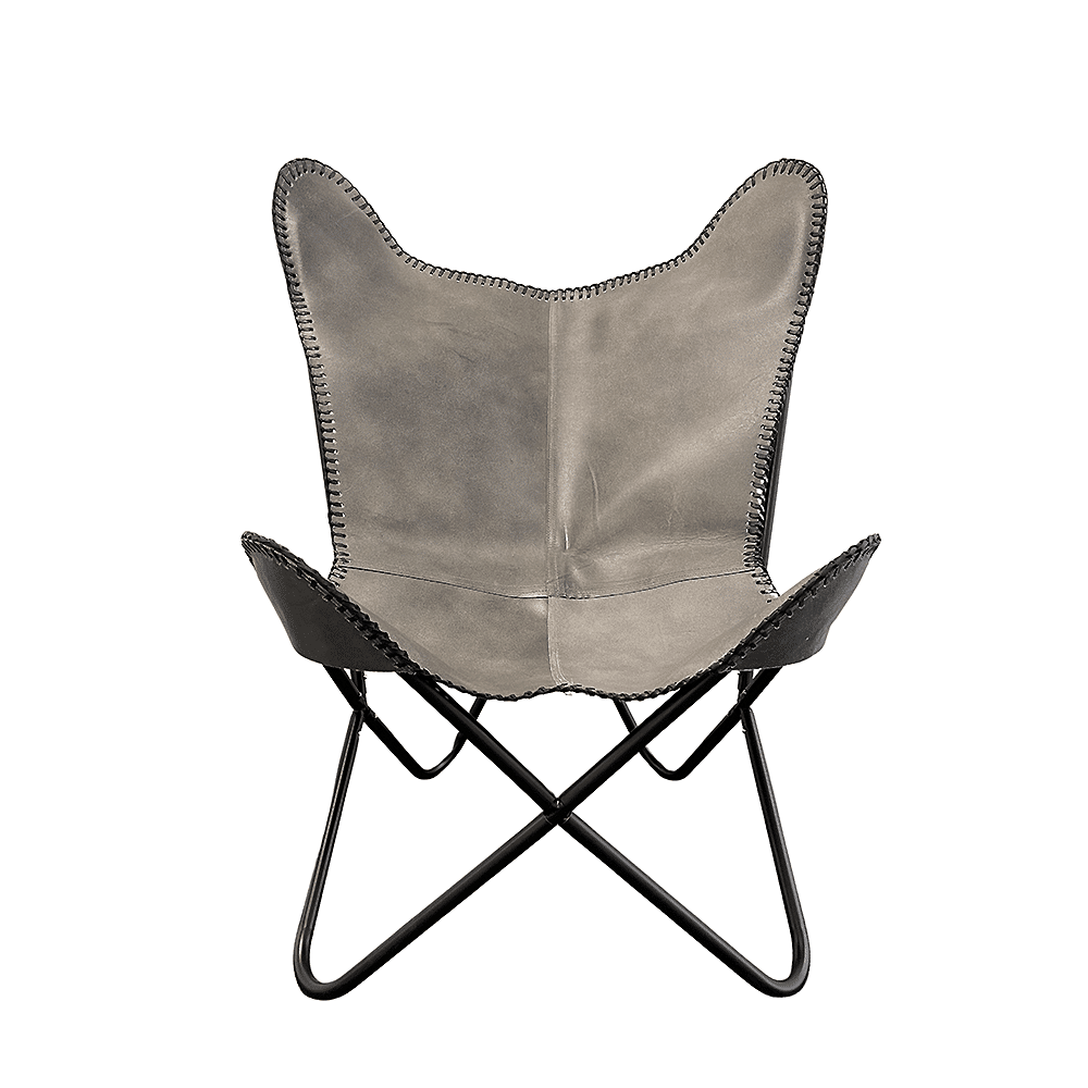 Bat chair made of real leather (available in different colors) | Kalsten