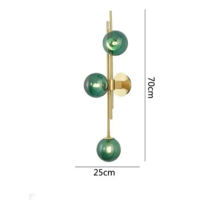 Modern Glass Ball Wall Lamps – Elegant LED Wall Lights for Bedrooms and Living Rooms | Kalsten