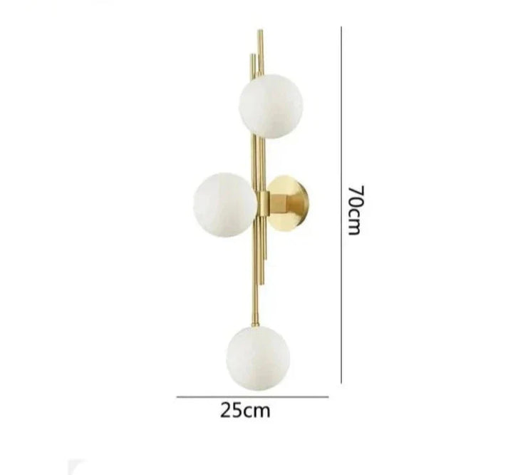 Modern Glass Ball Wall Lamps – Elegant LED Wall Lights for Bedrooms and Living Rooms | Kalsten