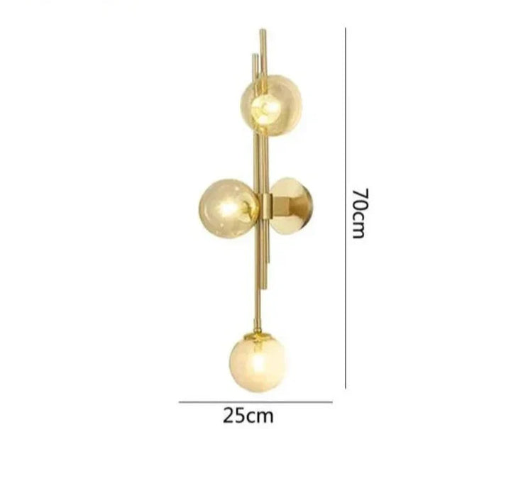 Modern Glass Ball Wall Lamps – Elegant LED Wall Lights for Bedrooms and Living Rooms | Kalsten