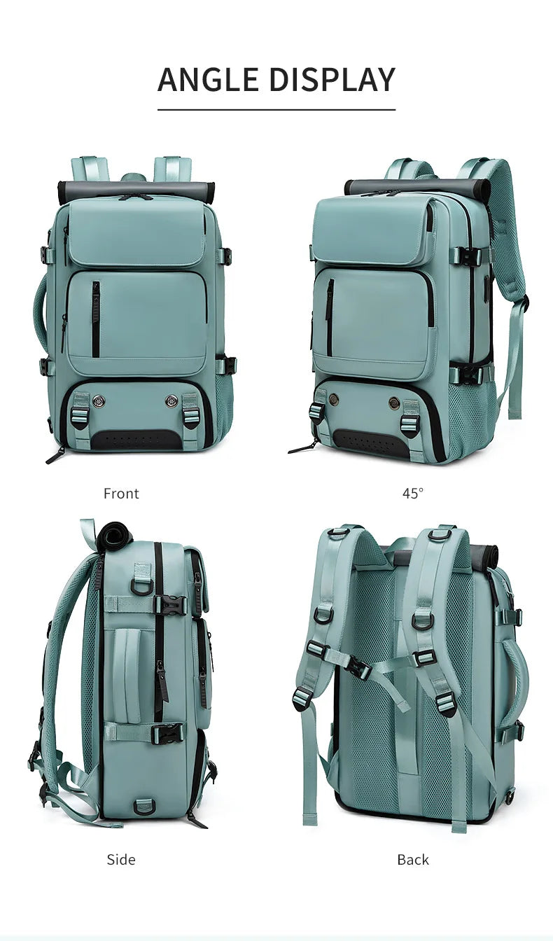 Kalsten | TRAVELMAX Pack – Large Waterproof Travel Backpack with USB Charging Port