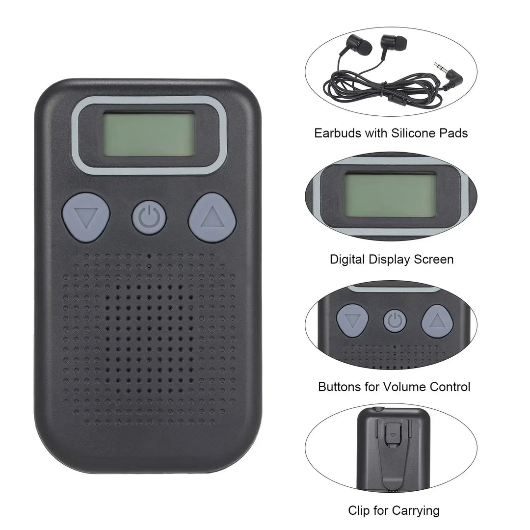Kalsten | Hearing Aid Sound Amplifier – Battery-Powered In-Ear Hearing Enhancement Device with Headset for Seniors and Adults