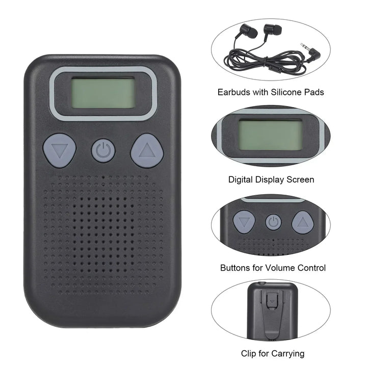 Kalsten | Hearing Aid Sound Amplifier – Battery-Powered In-Ear Hearing Enhancement Device with Headset for Seniors and Adults