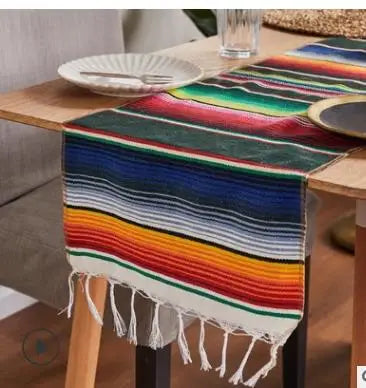 Kalsten | Boho Vibrant Mexican Serape Blanket