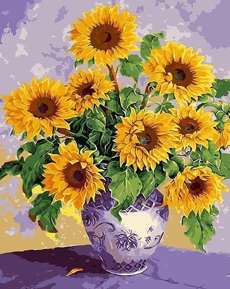 Flower portrait (Paint by number) Noxord
