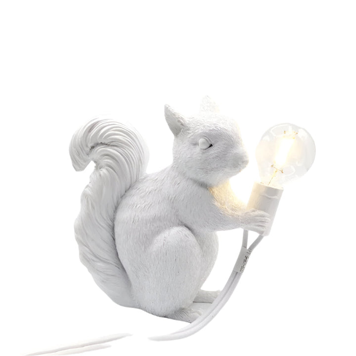 Squirrel Resin LED Animal Table Lamp Noxord