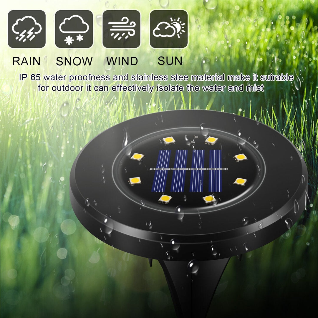 LED Solar Garden Lights Deluxe (Black edition) - Create a delightful atmosphere in your garden! Noxord