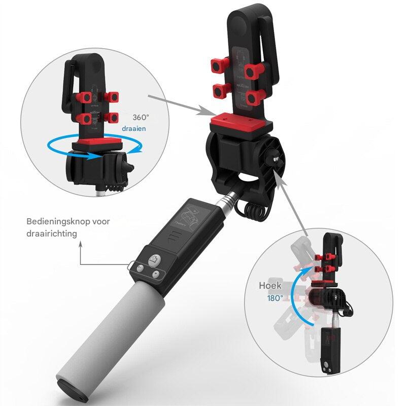 Kalsten | Selfie Stick "Image Arc" with 360° Rotation & Bluetooth Remote Control