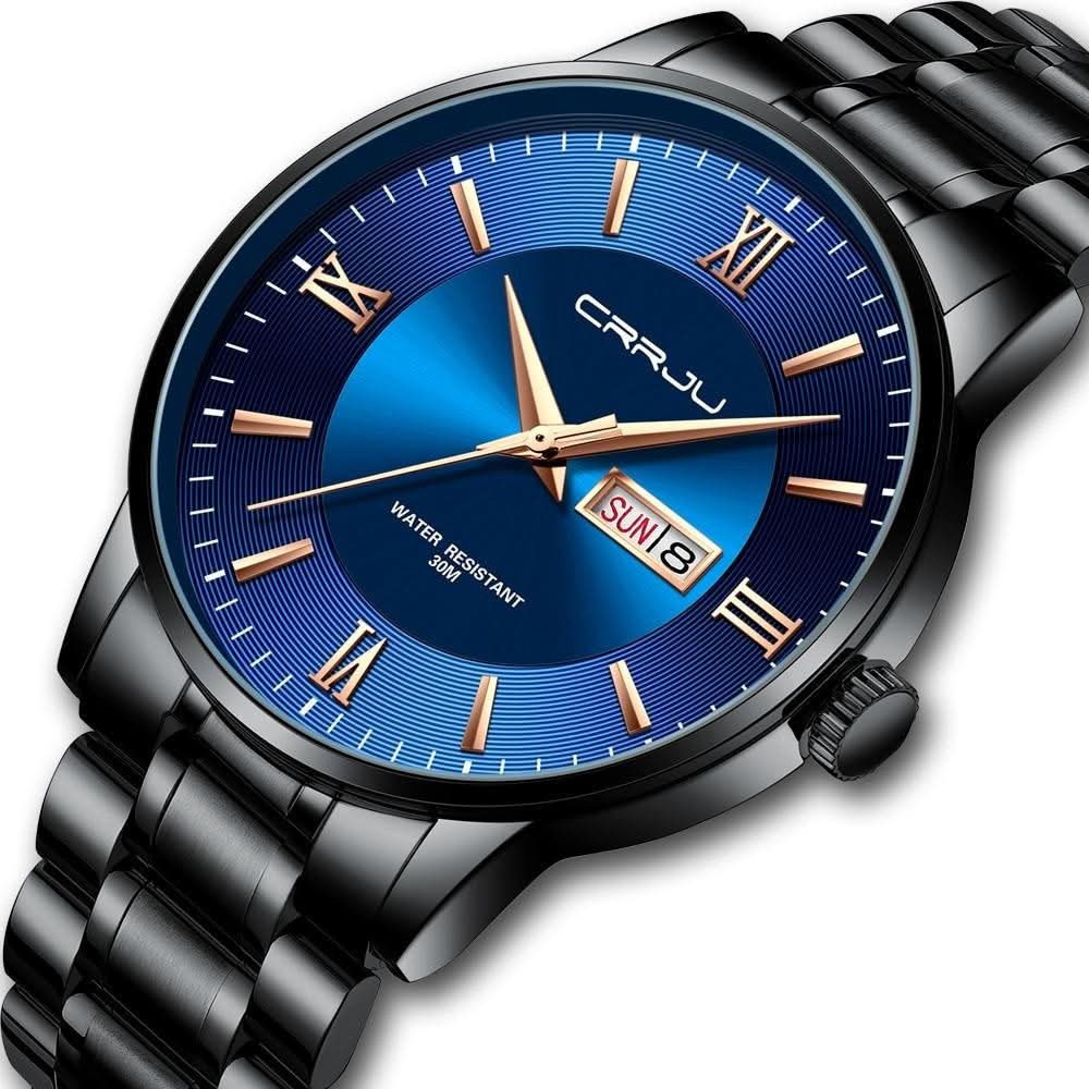 Kalsten | Men’s Stainless Steel Waterproof Sport Quartz Watch