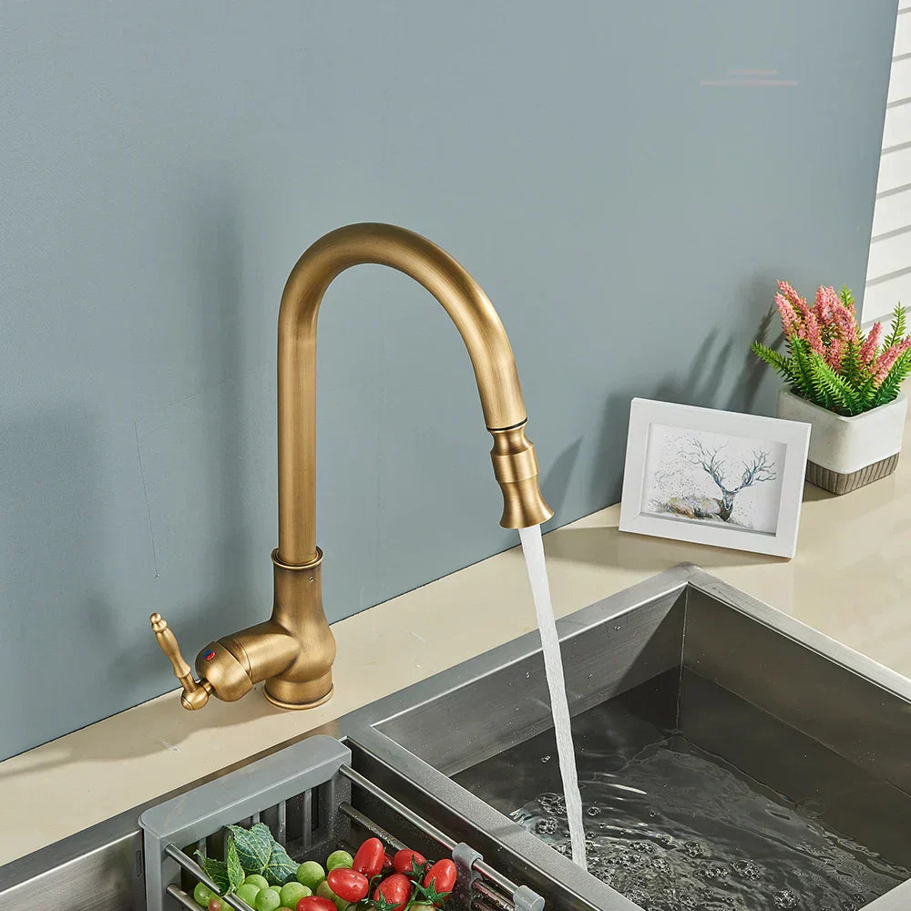 Vintage Brass Kitchen Tap