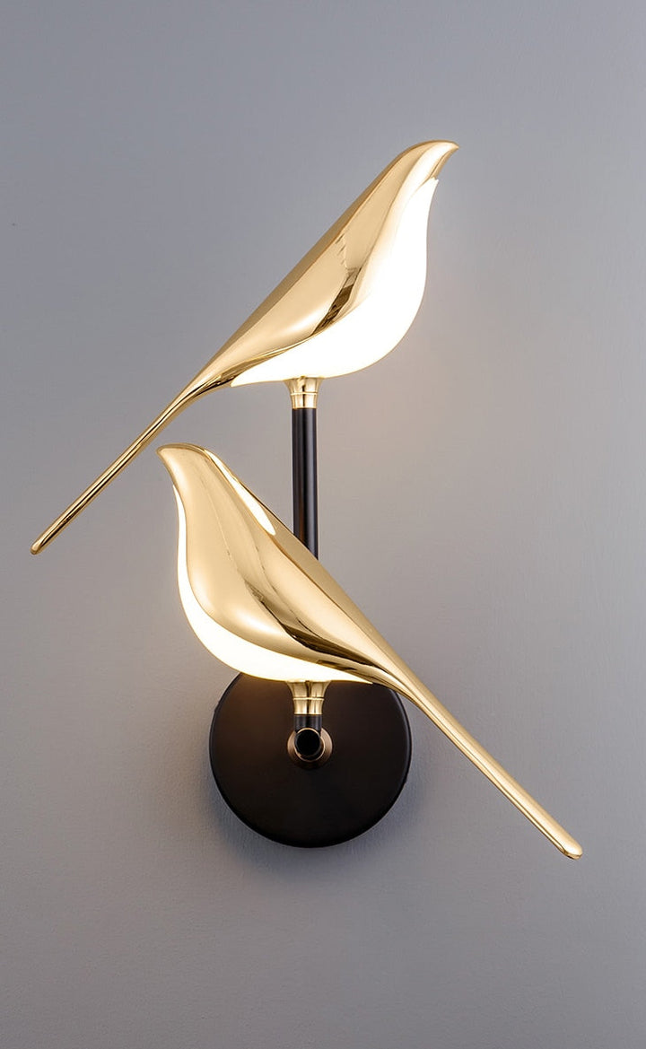 Decorative Bird LED Wall Lantern Noxord
