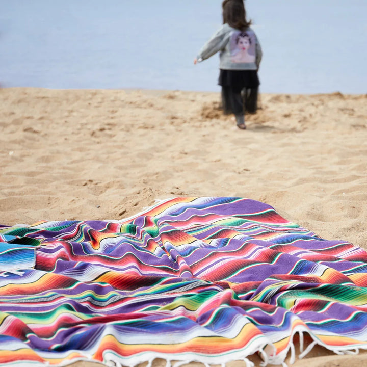 Kalsten | Boho Vibrant Mexican Serape Blanket