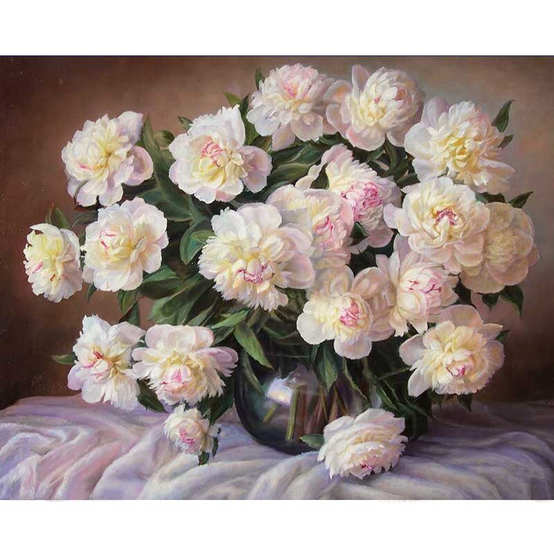 Flower portrait (Paint by number) Noxord