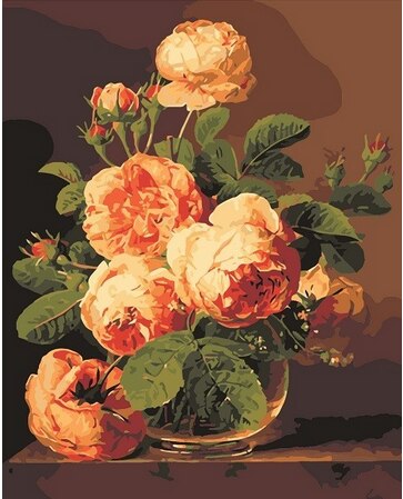 Flower portrait (Paint by number) Noxord
