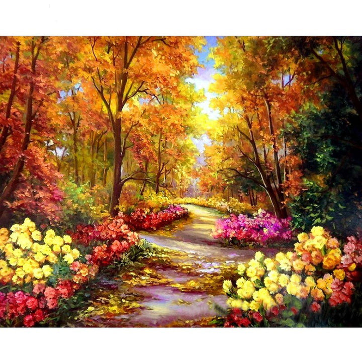 Flower portrait (Paint by number) Noxord