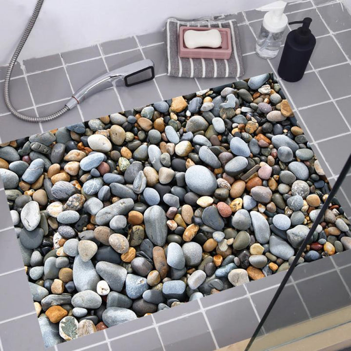 Kalsten | 3D Stone Surface Bathroom Floor Stickers