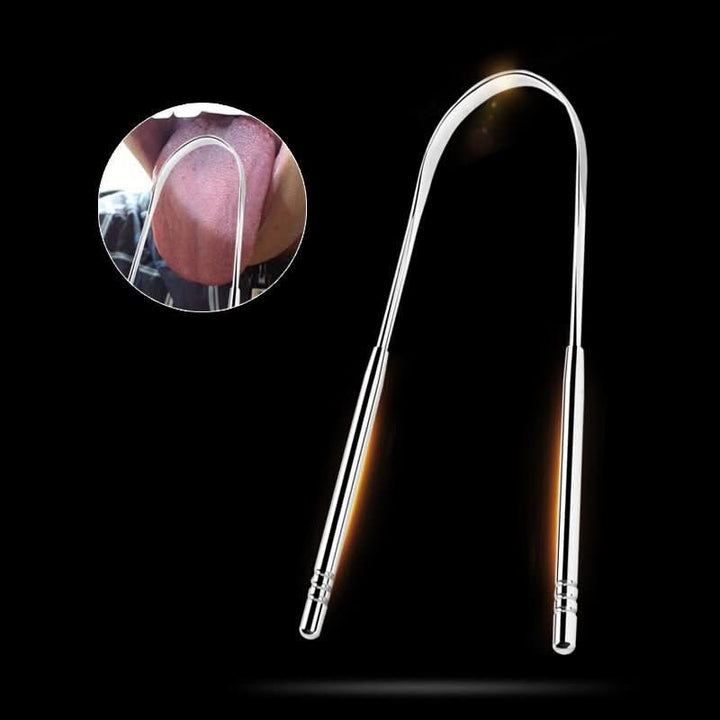 Kalsten | Stainless steel tongue scraper for fresh breath & oral hygiene