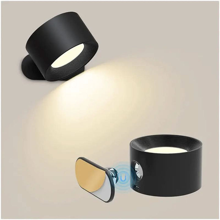 360° Wall Lamp – Wireless, USB rechargeable & 3 light levels for flexible lighting