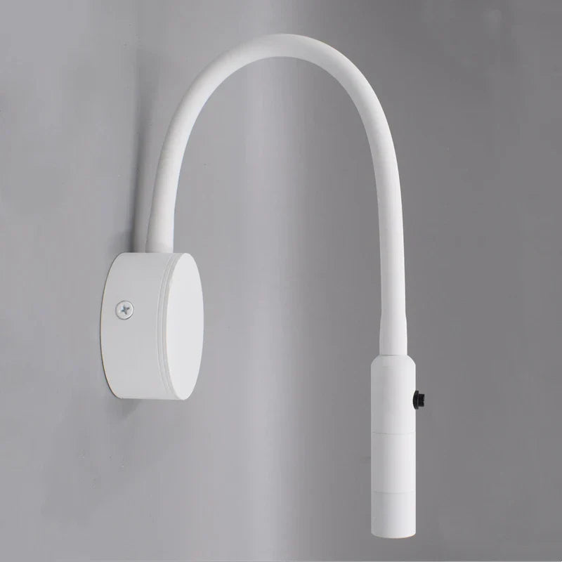 Kalsten | Modern Flexible LED Reading Wall Lamp with Switch for Bedroom and Study - 1W/3W