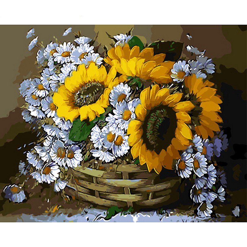 Flower portrait (Paint by number) Noxord